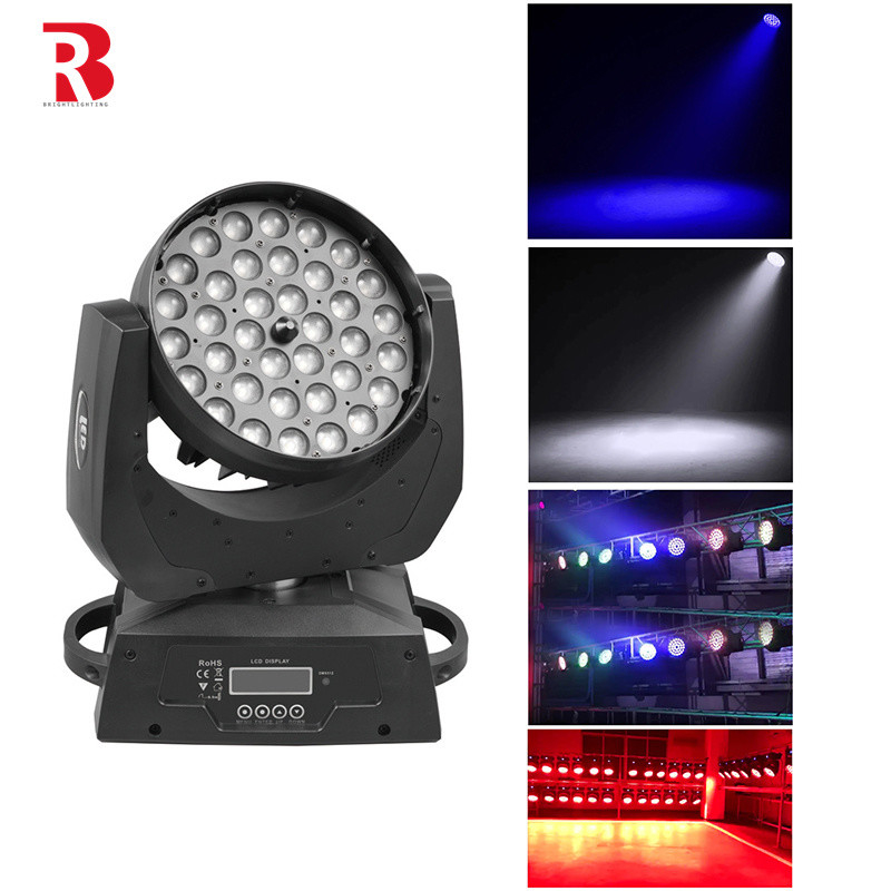 আইপি 20 এলইডি মুভিং হেড বিম 10w * 36 আরজিবিডাব্লু বিয়ের ইভেন্টের জন্য মঞ্চ আলো