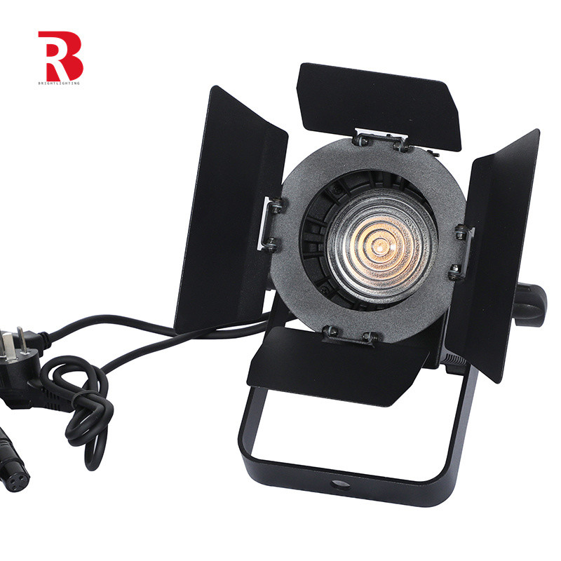 Dmx 60W LED মিনি ফ্রেনেল স্পটলাইট 60W একক WW / CW স্টেজ স্টুডিও আলো