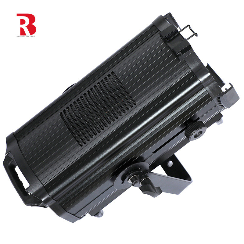 200W DMX512 ম্যানুয়াল জুম অ্যালুমিনিয়াম খাদ LED ফ্রেনেল স্টেজ আলো 2/5CH