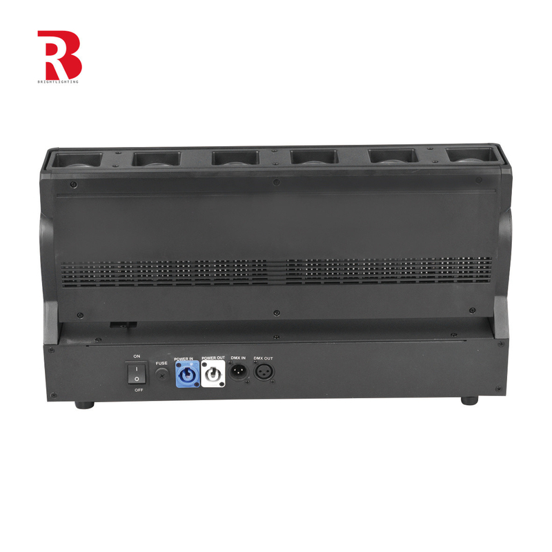 DMX512 LED মুভিং হেড স্টেজ লাইট 6 পিসি 40W 4-ইন -1 শো এবং বিবাহের ইভেন্টের জন্য