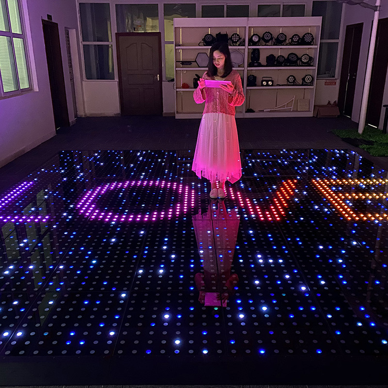 IP55 LED স্টেজ 50×50 সেমি ওয়্যারলেস ডিজিটাল ডান্স ফ্লোর 3IN1 উচ্চ উজ্জ্বলতা সহ
