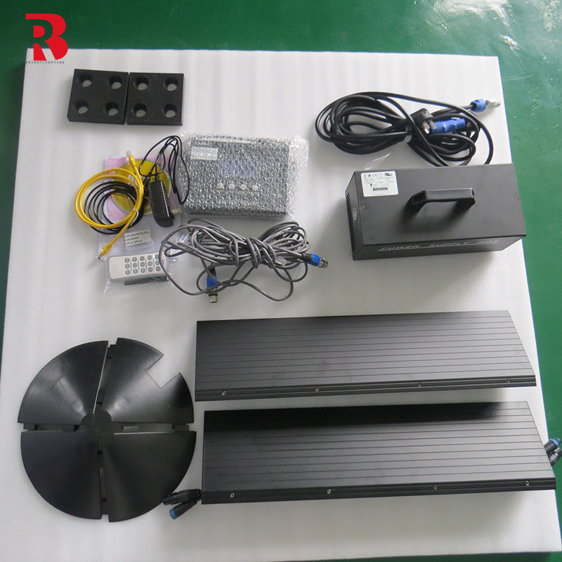 LED স্টেজ 50x50 সেমি বিবাহের পার্টি স্টেজের জন্য ডিজিটাল আলোকিত নাচের মেঝে