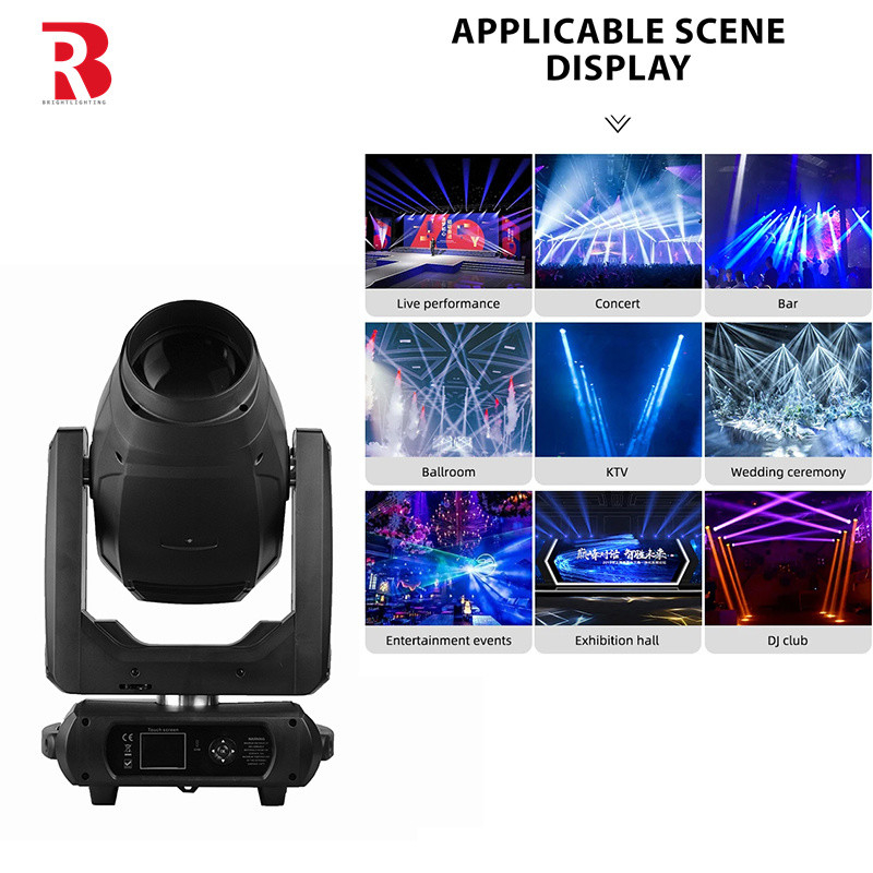 400W উচ্চ উজ্জ্বলতা সাদা LED Beam প্রজেক্টর ইভেন্টের জন্য মঞ্চ আলো