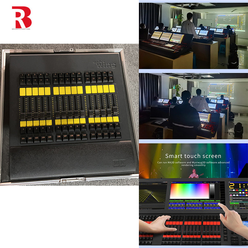 DMX512 MA ফেইডার উইং স্টেজ কন্ট্রোলার সিস্টেম ডিজে শো জন্য স্টেজ সরঞ্জাম