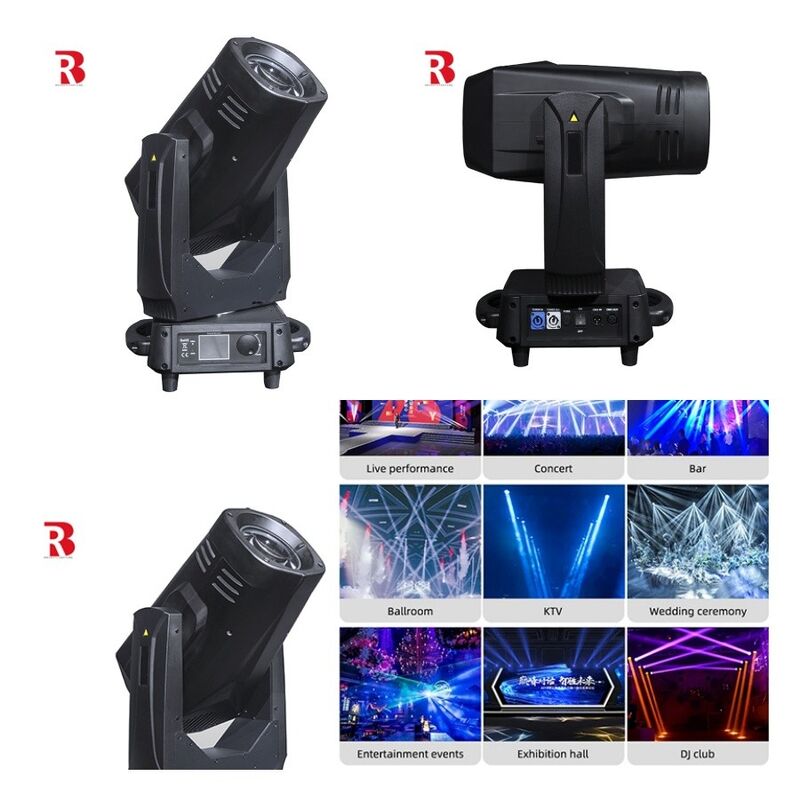 400W মুভিং হেড লাইট রঙ মিশ্রণ এবং ফ্রেমিং যে কোনও স্টেজ উত্পাদনের জন্য শাটার