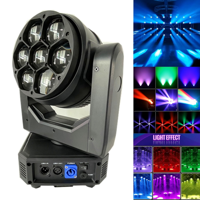 LED DMX512 Beeye Moving Head IP20 7pcs 40W RGBW স্টেজ লাইট নাইট ক্লাবের জন্য