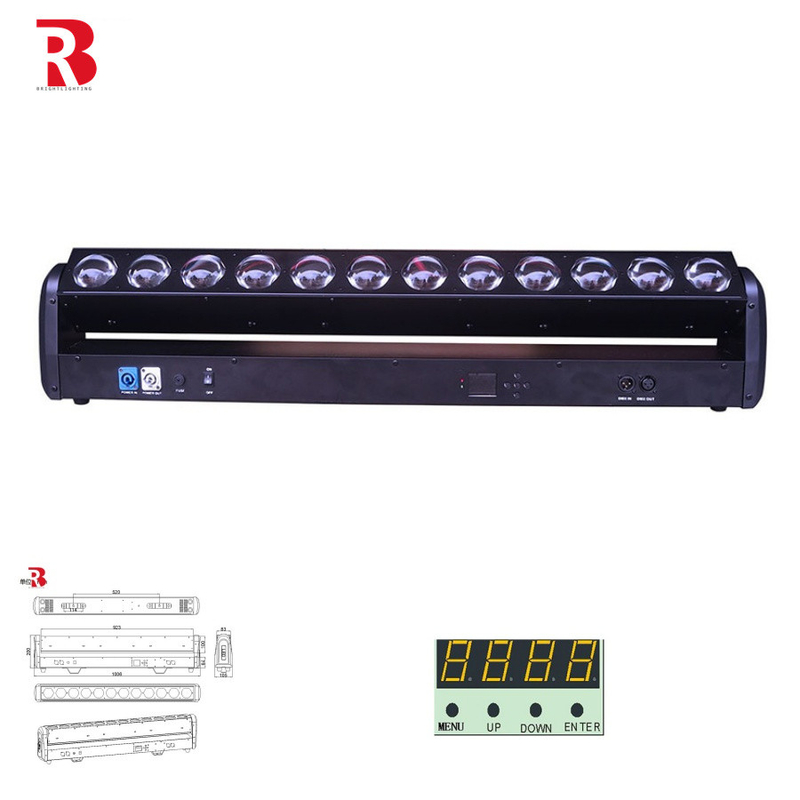 বার পেশাদার স্টেজ ফ্ল্যাশিং LED 10 * 30W Beam Moving Head Stage