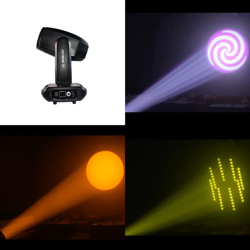 200W Beam DMX512 LED Moving Head Wash Zoom Stage Light For Wedding Event বিয়ের অনুষ্ঠানের জন্য 200W Beam DMX512 LED মুভিং হেড ওয়াশ জুম স্টেজ লাইট