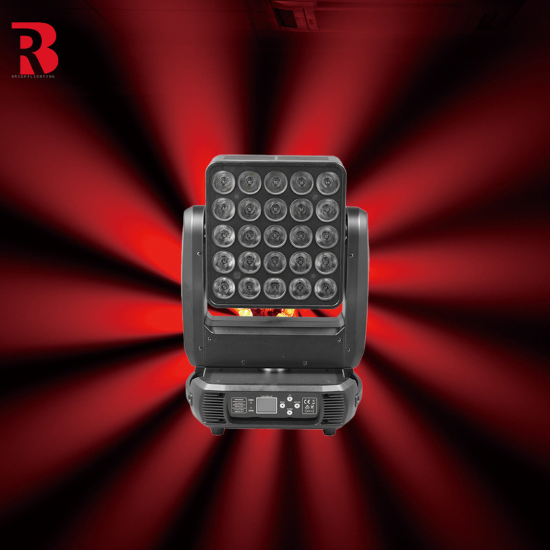 25*12W ম্যাট্রিক্স DMX উচ্চ উজ্জ্বলতা রঙ মিশ্রণ LED চলন্ত মাথা আলো প্রদর্শন জন্য