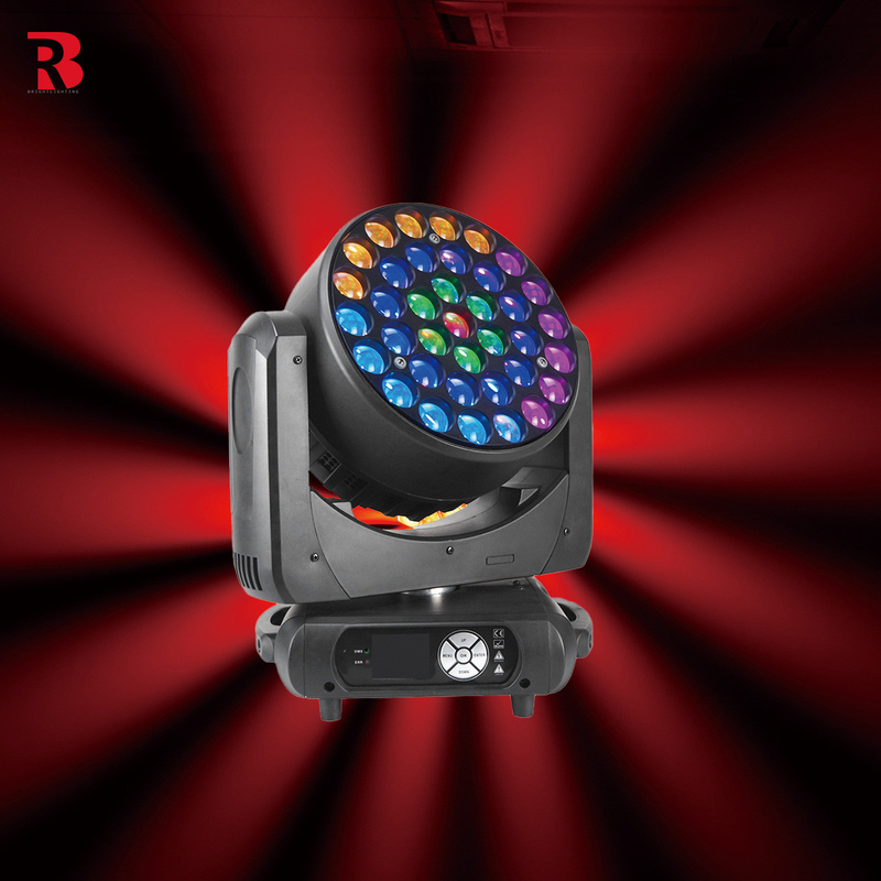 অ্যাডভান্সড কুলিং সিস্টেম 37pcs 15w LED Moving Head Light for Stage Lighting