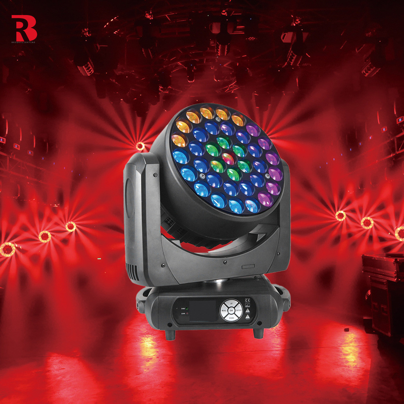 স্টেজ LED ওয়াশ জুম RGBW 4in1 মুভিং হেড লাইট সরবরাহকারী