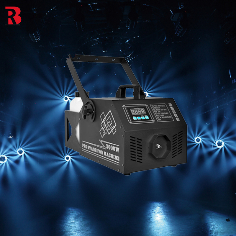 পেশাদার মঞ্চের জন্য ধোঁয়াশা ধোঁয়া মেশিন 3000W DMX হুড রিমোট কন্ট্রোল