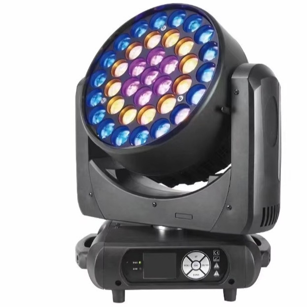 48CH উচ্চ উজ্জ্বলতা LED মুভিং হেড লাইট 37 * 15W LED RGBW মিনি লেজার স্টেজ নেতৃত্বাধীন স্পট প্রো আলো নেতৃত্বাধীন বার