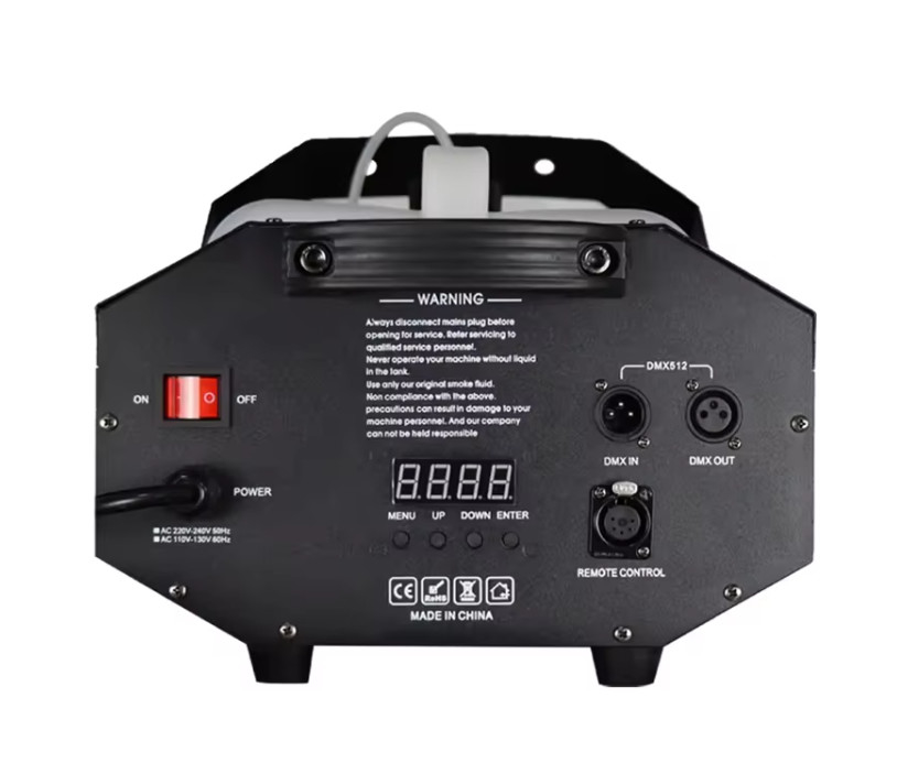 উচ্চ পারফরম্যান্স 3000W ধোঁয়া মেশিন DMX ধোঁয়া Hood বিবাহ, পার্টি জন্য রিমোট কন্ট্রোল