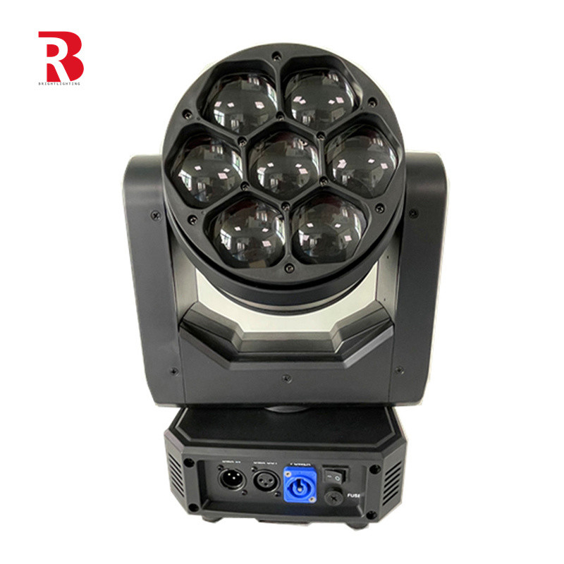 ইভেন্টের জন্য 7pcs 40W জুম বিম লাইট ইনডোর মুভিং হেড বিআই স্টেজ