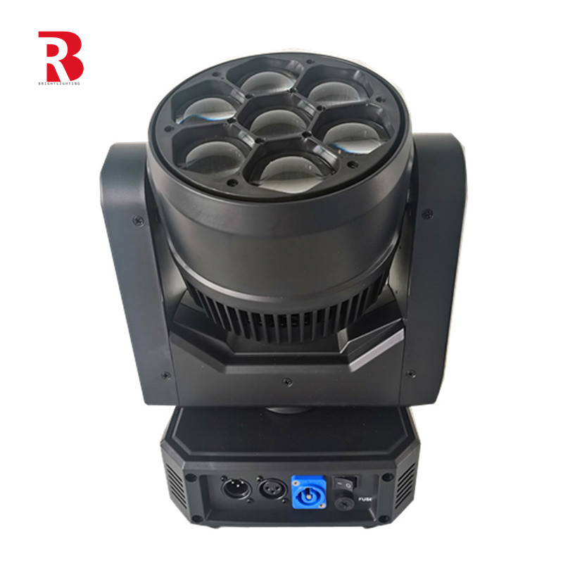 ইভেন্টের জন্য 7pcs 40W জুম বিম লাইট ইনডোর মুভিং হেড বিআই স্টেজ