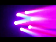 3in1 লেজার বিউই বিম মুভিং হেড লাইট 6 CREE 10W আরজিবিডব্লিউ ল্যাম্প মরীচি