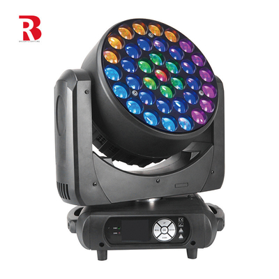 37*15W LED উচ্চ উজ্জ্বলতা RGBW 4in1 ওয়াশ পার্টি কনসার্টের জন্য মুভিং হেড লাইট