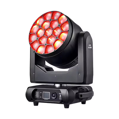 RGBW 4in1 DMX512 ওয়াশ LED19pcs 15W মুভিং হেড স্টেজ লাইট