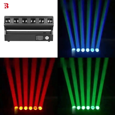 এলইডি পিক্সেল জুম বার 6pcs 40W RGBW 4-ইন -1 ওয়াশ জুম স্টেজ লাইট ডিজে ডিস্কোর জন্য