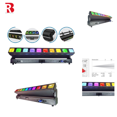 10x60W LED মুভিং হেড স্টেজ লাইট বিম লেজার ডিজাইনের সাথে সুনির্দিষ্ট বিম কন্ট্রোল