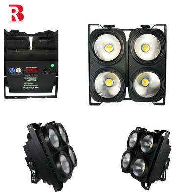 4 * 100W ব্লাইন্ডার পেশাদার LED স্টেজ স্ট্রোব লাইট স্টুডিও টিভি ফিল্ম DMX নিয়ন্ত্রণের জন্য