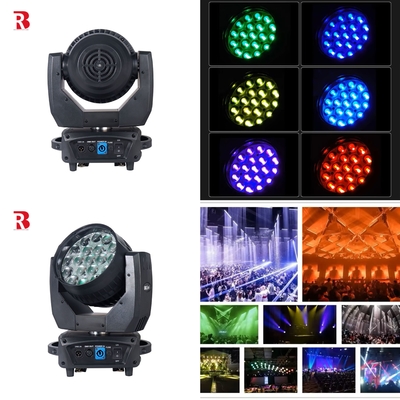 পেশাদার আলো LED মুভিং হেড 19pcs 15W RGBW স্টেজ প্রভাব কনসার্টের জন্য