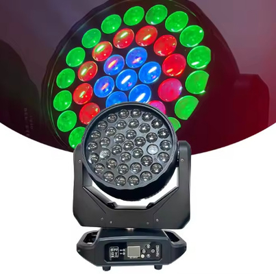 আউটডোর DMX512 37*15W RGBW LED মুভিং হেড স্টেজ লাইট অ্যাডভান্সড কুলিং সিস্টেমের সাথে